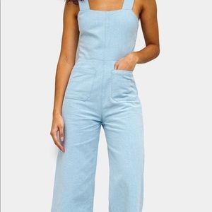 Rollas Sailor Jumpsuit in Chambray